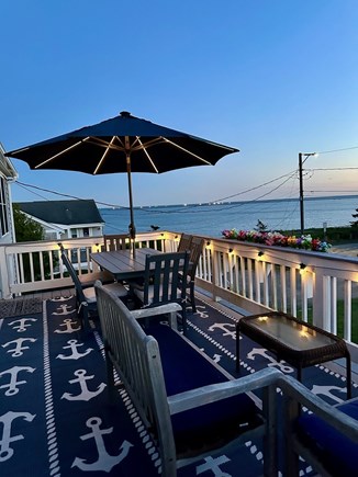 Hyannis Cape Cod vacation rental - Private deck overlooking the beach