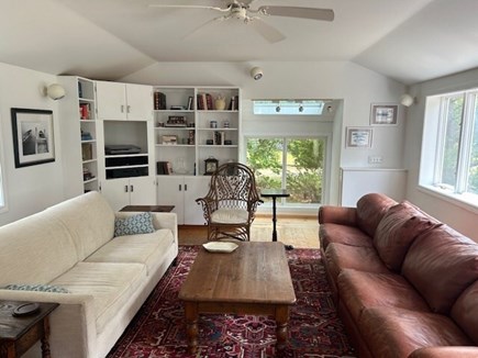 Eastham Cape Cod vacation rental - Downstairs living room with queen sleeper sofa
