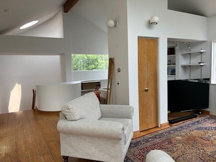 Eastham Cape Cod vacation rental - Upstairs loft living room with queen sleeper sofa