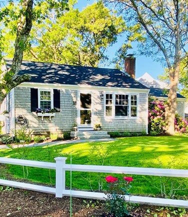 South Chatham Cape Cod vacation rental - Front view -corner lot