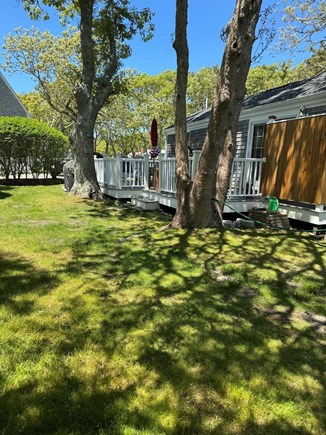 South Chatham Cape Cod vacation rental - Outdoor shower back deck