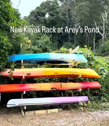 South Orleans Cape Cod vacation rental - Kayak Rack at Arey's Pond
