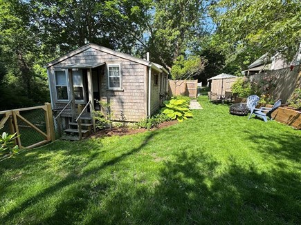 South Orleans Cape Cod vacation rental - View of Private Fenced Yard