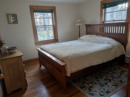 South Wellfleet Cape Cod vacation rental - Downstairs bedroom with queen size bed