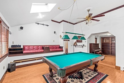 Onset Heights MA vacation rental - Game & Music Room w/ Large Smart TV