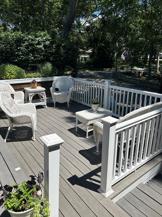 Onset MA vacation rental - Double Deck Seating Area