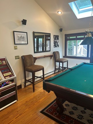Onset MA vacation rental - Game Room Juke Box, Bluetooth Speaker System, 52" SmartTV, Arcade