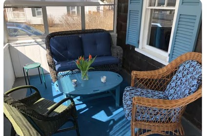 Dennis Cape Cod vacation rental - Sunny porch