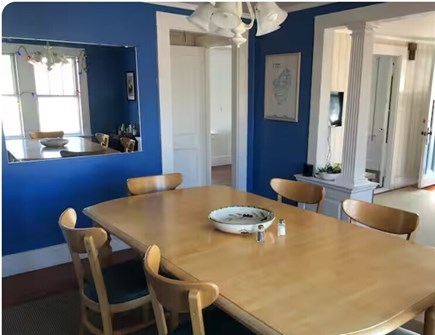 Dennis Cape Cod vacation rental - The Greek-inspired dining room.