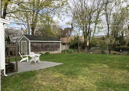Dennis Cape Cod vacation rental - Fabulous yard. Not shown -- rope hammock.
