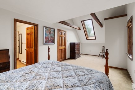 West Yarmouth, off Buck Island Cape Cod vacation rental - Bedroom 3, opening into shared bathroom and upper hall.