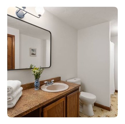 West Yarmouth, off Buck Island Cape Cod vacation rental - Downstairs full bathroom.