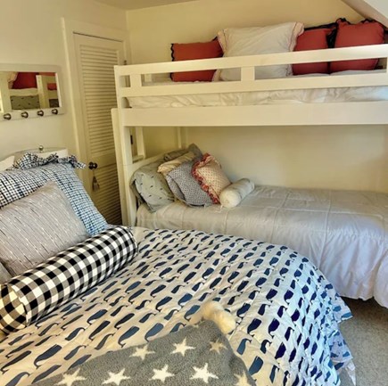 Harwich Cape Cod vacation rental - 2nd bedroom with two closets + bureaus