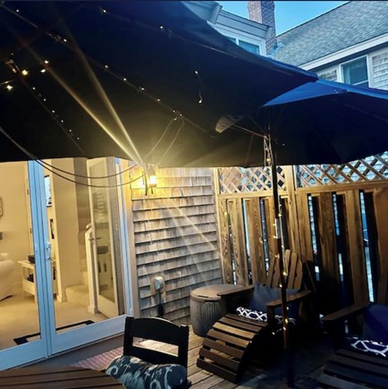 Harwich Cape Cod vacation rental - Back porch great for summer evening entertainment
