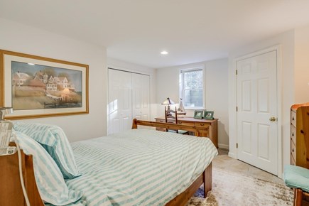 Sandwich Downs, East Sandwich Cape Cod vacation rental - Basement bedroom with queen bed and window