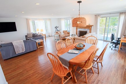 Truro Cape Cod vacation rental - Dining Room and Living Room