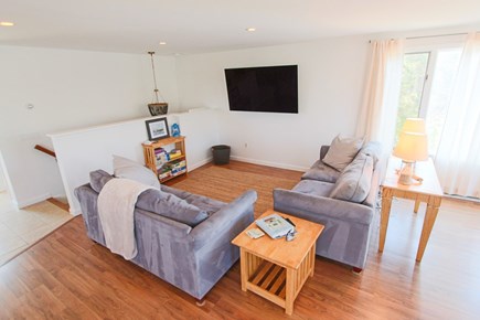 Truro Cape Cod vacation rental - Living Room with TV (Smart TV for Streaming)