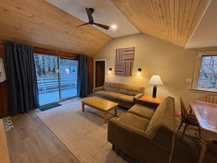 Truro Cape Cod vacation rental - Living Room with Sliders to Deck