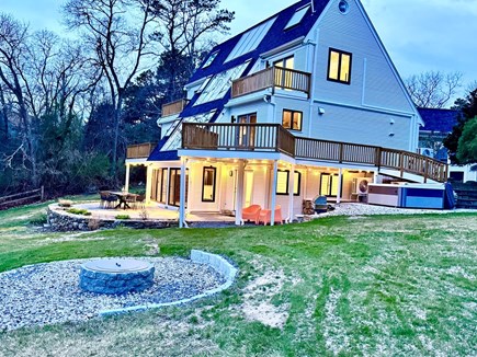 West Barnstable Cape Cod vacation rental - Fire pit, Grill, Hot tub, Wrap around deck, Marsh Views
