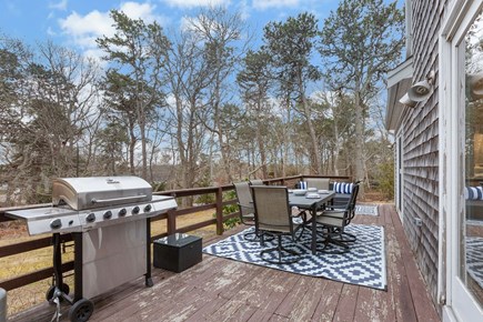 Chatham Cape Cod vacation rental - Deck with grill, dining table and seating area.