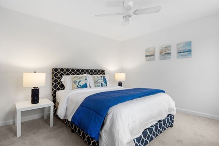 Chatham Cape Cod vacation rental - Second floor bedroom with queen bed and hotel quality linens.
