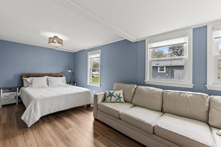 West Yarmouth Cape Cod vacation rental - Primary Bed (couch and TV)