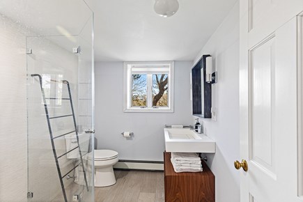 Orleans, Saltwater Serenity Cape Cod vacation rental - Modern, bright bathroom located on lower level