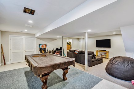 Falmouth Cape Cod vacation rental - Lower level, pool table