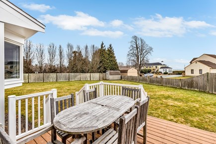 Falmouth Cape Cod vacation rental - Back deck