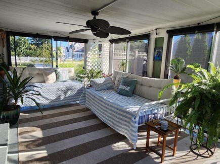 South Yarmouth, MA Cape Cod vacation rental - Sleeping porch with 2 Twin day beds