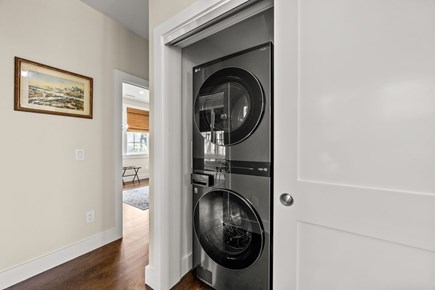 East Orleans Cape Cod vacation rental - Convenient laundry tucked away in hall closet