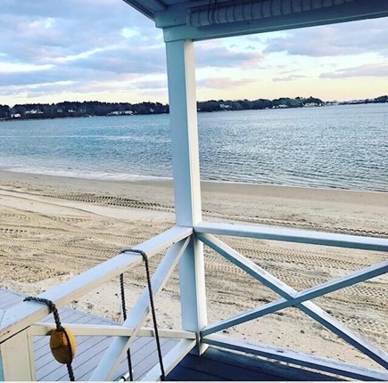 Bourne, Buzzards Bay Cape Cod vacation rental - View from deck
