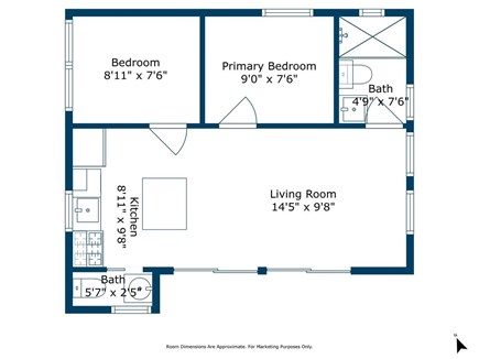 Bourne, Buzzards Bay Cape Cod vacation rental - Floor plan