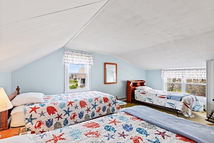 Dennis Cape Cod vacation rental - Second upstairs bedroom with 3 twin beds