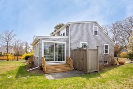 Dennis Cape Cod vacation rental - Rinse off in the outdoor shower after walking back from the beach