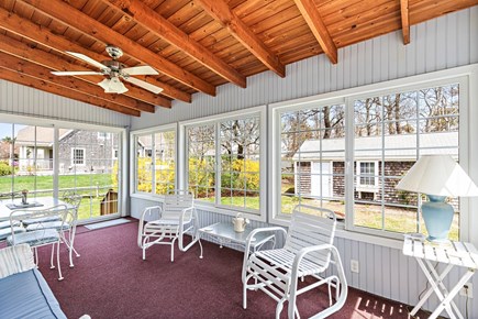 Dennis Cape Cod vacation rental - A beautiful three season room with additional dining space