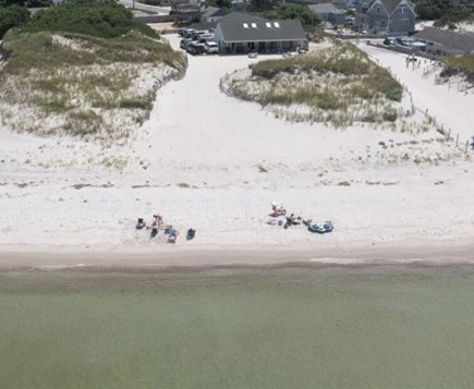 Dennis Cape Cod vacation rental - Private Beach at high tide