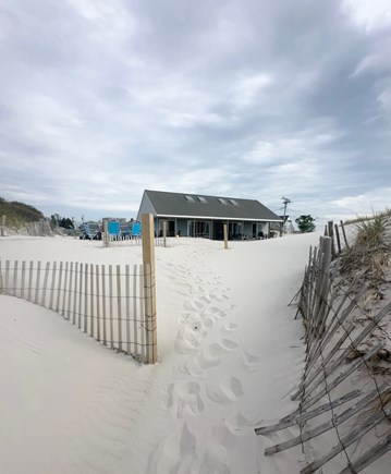 Dennis Cape Cod vacation rental - Walk from private beach back to the cottage