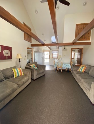 Dennis Cape Cod vacation rental - Living Room into kitchen