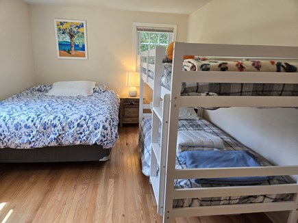 Centerville Cape Cod vacation rental - Queen bed and bunk beds.