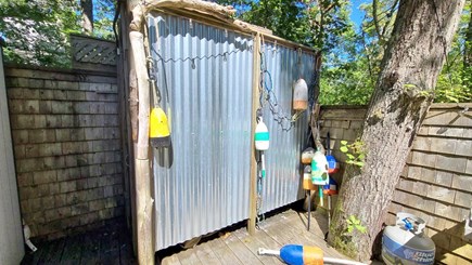 Wellfleet Cape Cod vacation rental - Enjoy the enclosed outdoor shower on the private deck