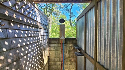 Wellfleet Cape Cod vacation rental - Enjoy the enclosed outdoor shower on the private deck