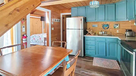 Wellfleet Cape Cod vacation rental - Dining area and nicely equipped kitchen