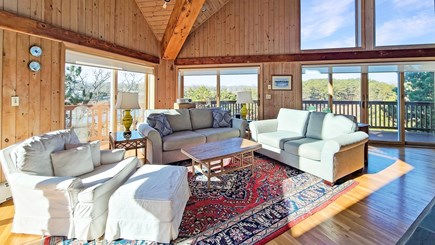 Wellfleet Cape Cod vacation rental - Living room with comfortable seating