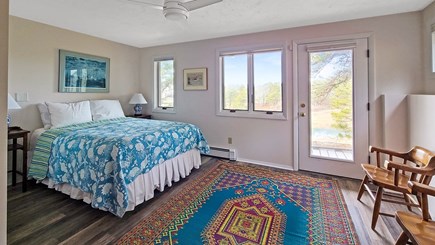 Wellfleet Cape Cod vacation rental - Lower level bedroom with queen bed and ensuite bathroom