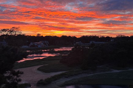 Wellfleet Cape Cod vacation rental - Stunning sunsets from the deck