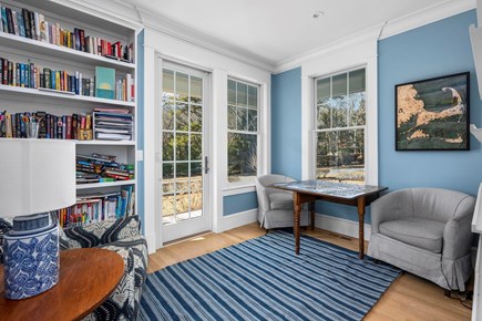 East Sandwich Cape Cod vacation rental - Cozy library.