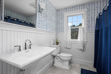East Sandwich Cape Cod vacation rental - Hallway bathroom.
