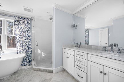 East Sandwich Cape Cod vacation rental - Primary private bathroom.