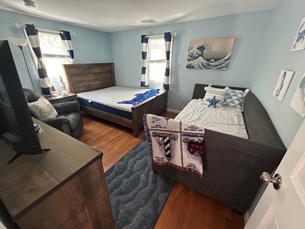 Falmouth, Seacoast Shores  Cape Cod vacation rental - Upstairs Bedroom with Full Bed and Futon